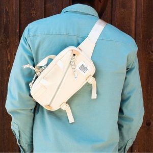 Topo Designs mini quick pack in natural canvas. NWT